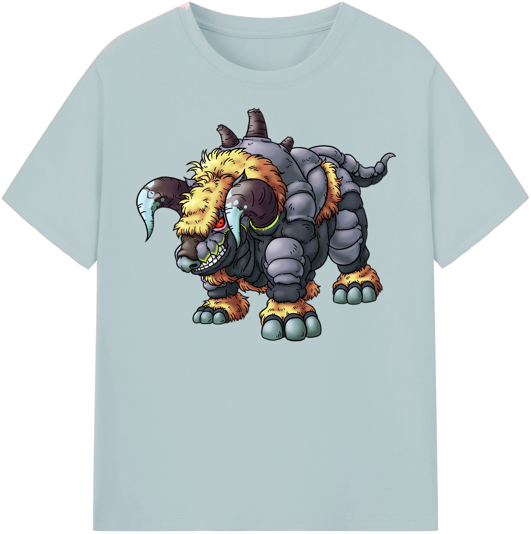 （画像用） ドラゴンクエスト Doragon Kuesuto Dragon Quest 綿100％半袖Tシャツ（フロントプリント）